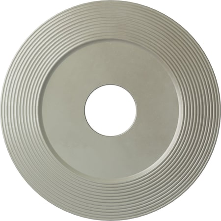 Adonis Ceiling Medallion (Fits Canopies up to 10 1/4"), 16 1/8"OD x 3 5/8"ID x 1"P, Flash Copper